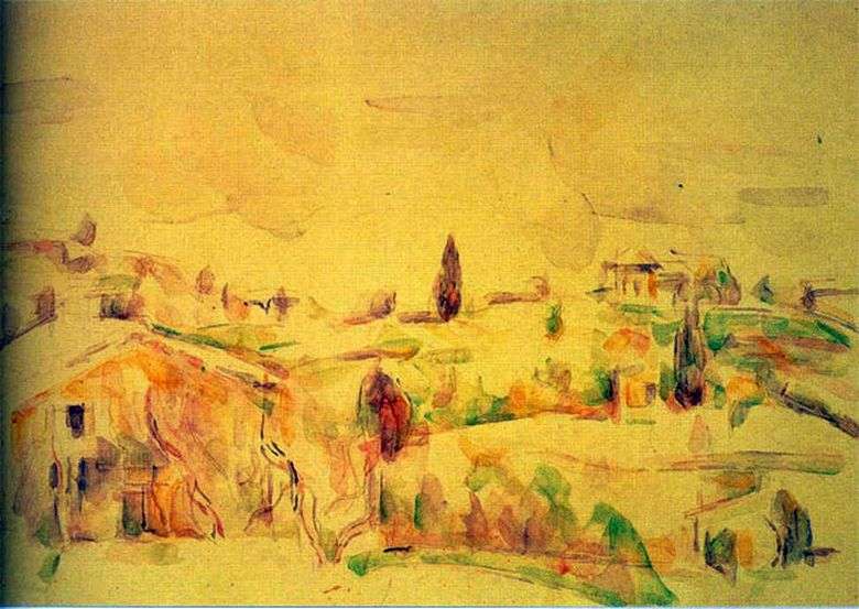 Paisaje en la Provenza   Paul Cézanne