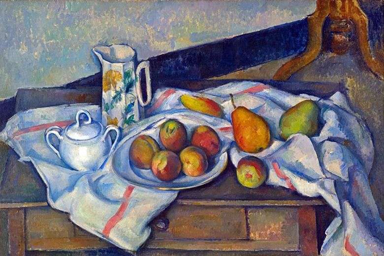 Duraznos y peras   Paul Cezanne