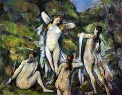 Cuatro Bañistas   Paul Cézanne