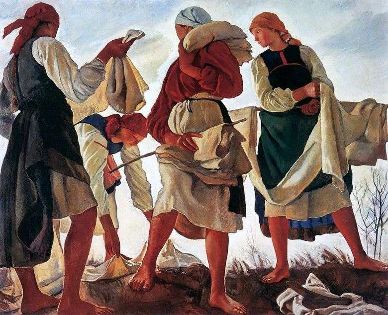 Lona para blanquear   Zinaida Serebryakova