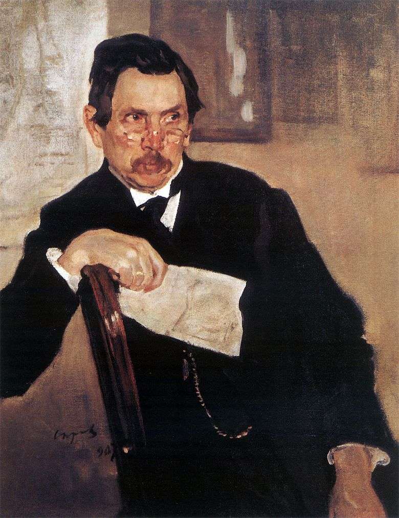 Retrato de A. V. Kasyanov   Valentin Serov