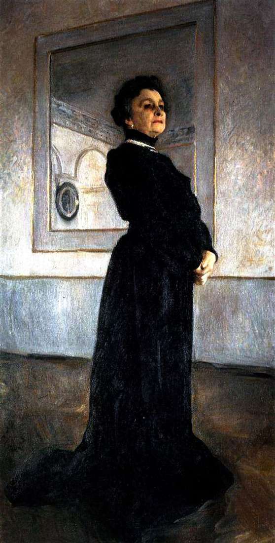 Retrato de la actriz M. N. Yermolova   Valentin Serov