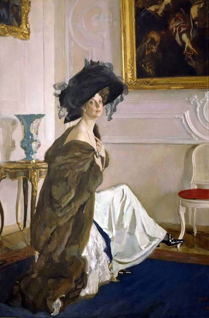 Retrato de la princesa O. K. Orlova   Valentin Serov