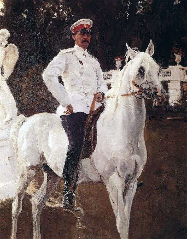 Retrato del príncipe F. F. Yusupov   Valentin Serov