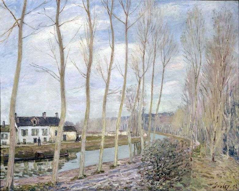 Canal de Luen en el mar   Alfred Sisley