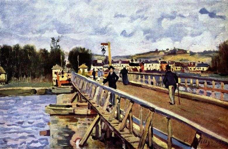 Puente en Argentee   Alfred Sisley