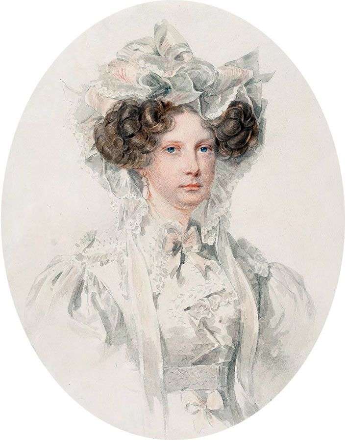 Retrato de la gran duquesa Alexandra Feodorovna   Peter Sokolov