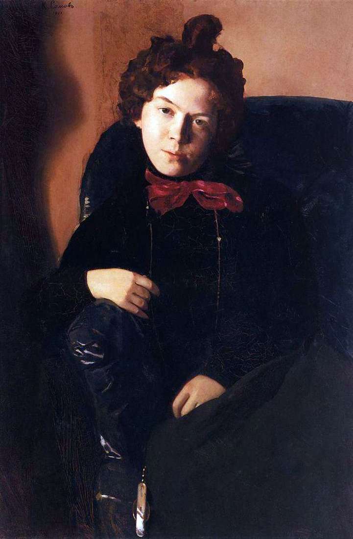 Retrato de A. P. Ostroumova   Konstantin Somov