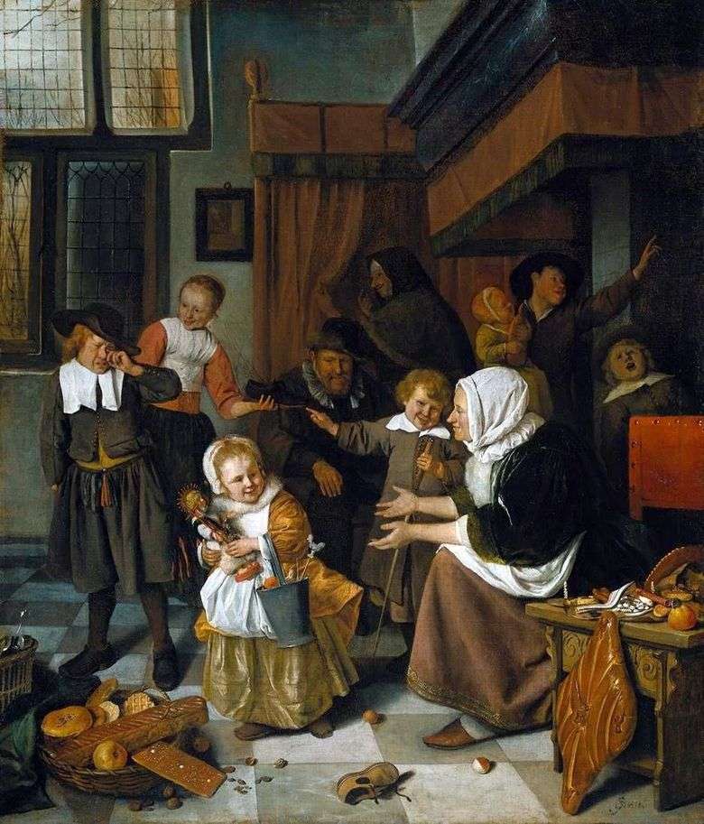 Fiesta de San Nicolás   Jan Steen