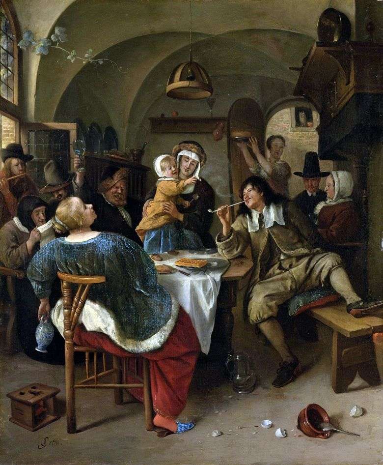 Fiesta familiar   Jan Steen