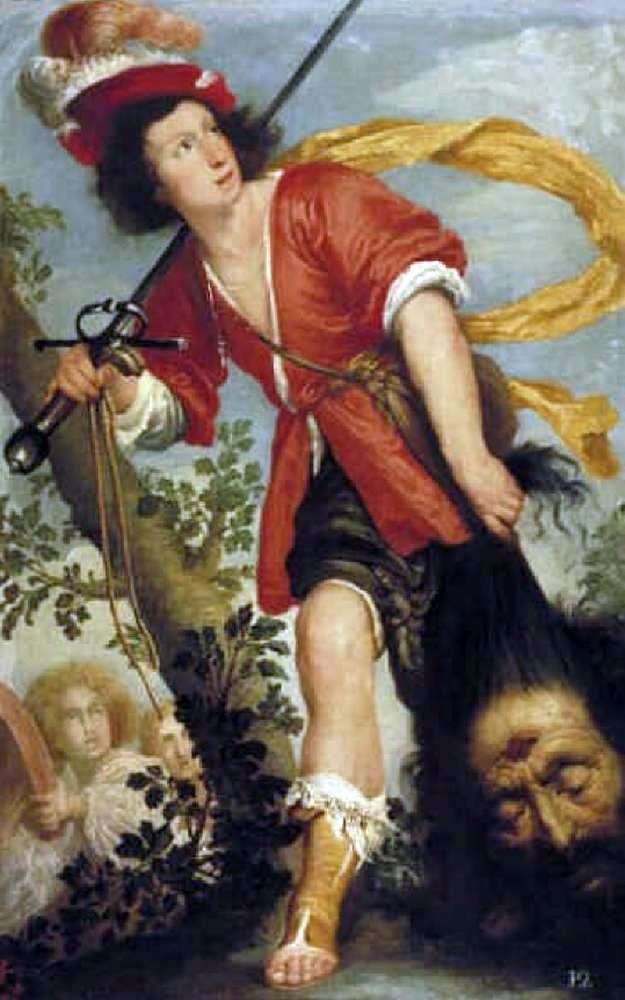 David con la cabeza de Goliat   Bernardo Strozzi