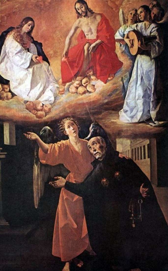 Visión de sv. Rodriguez   Francisco de Zurbaran