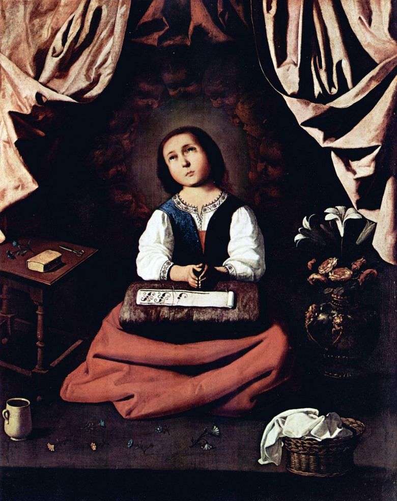 Madonna infantil   francisco de zurbarán