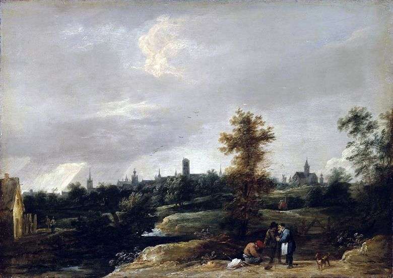 Vista de los alrededores de Bruselas   David Teniers