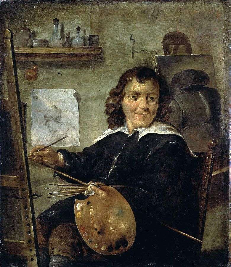 Pintor en su estudio   David Teniers