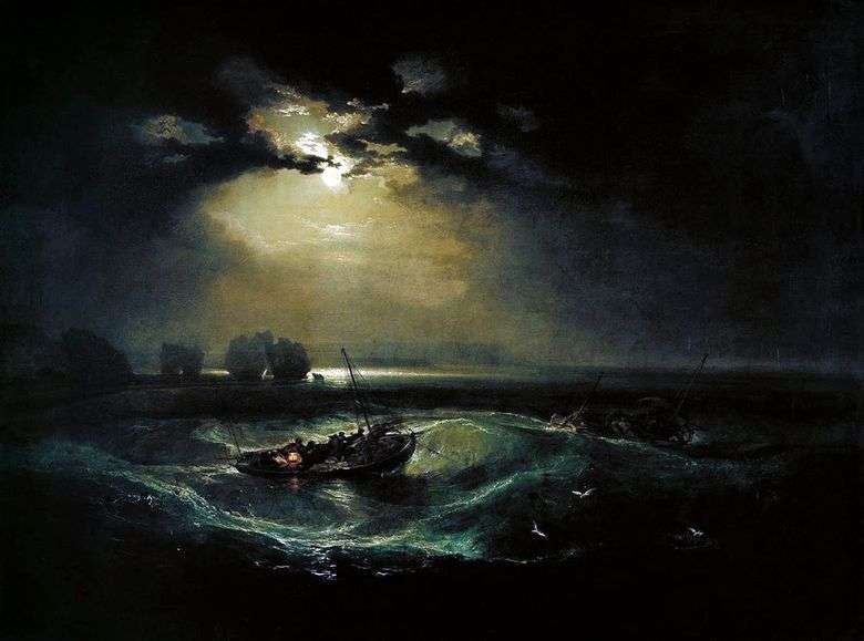 Pescadores en el mar   William Turner