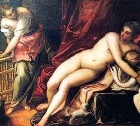 Leda y el cisne   Jacopo Tintoretto