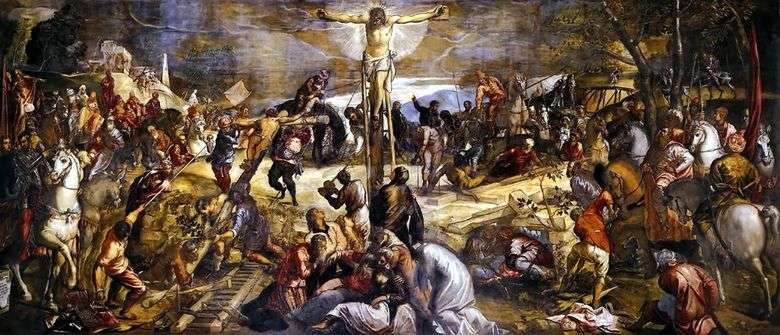 Crucifixión (Calvario)   Jacopo Tintoretto