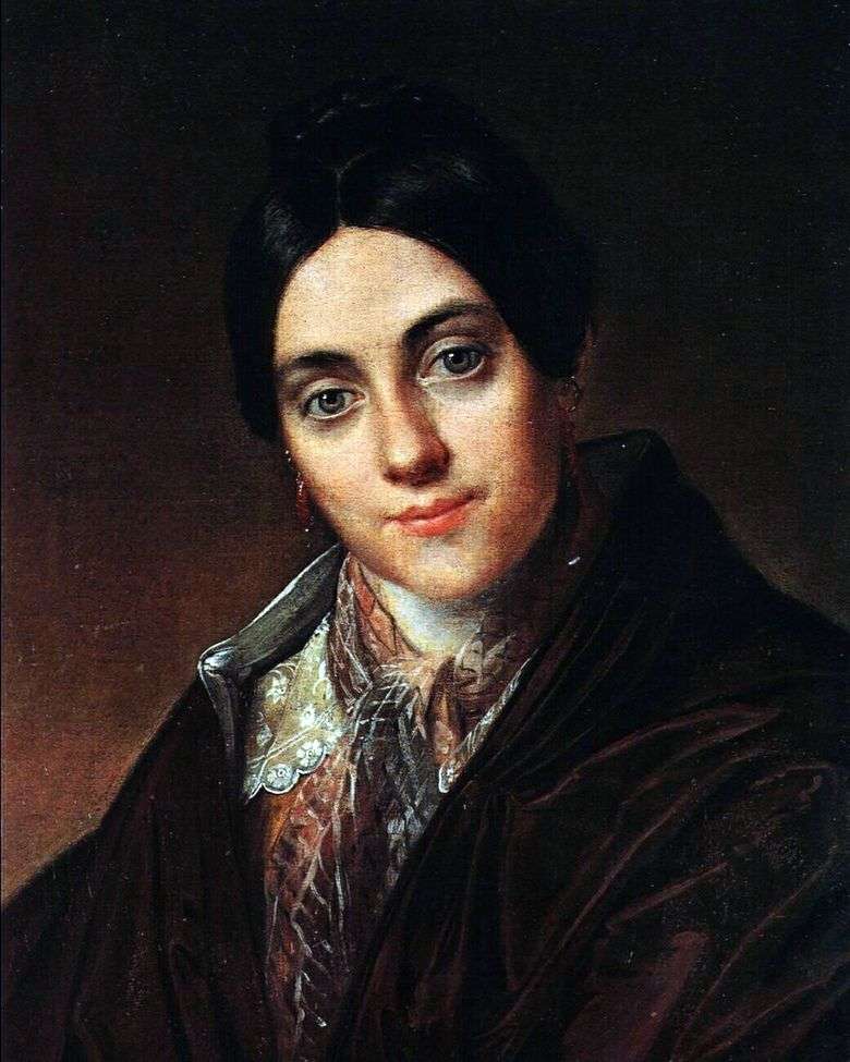 Retrato de L. K. Makovskaya   Vasily Tropinin