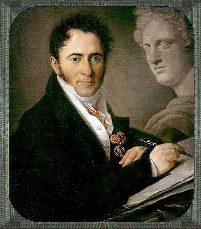 Retrato de N. I. Utkin   Vasily Tropinin