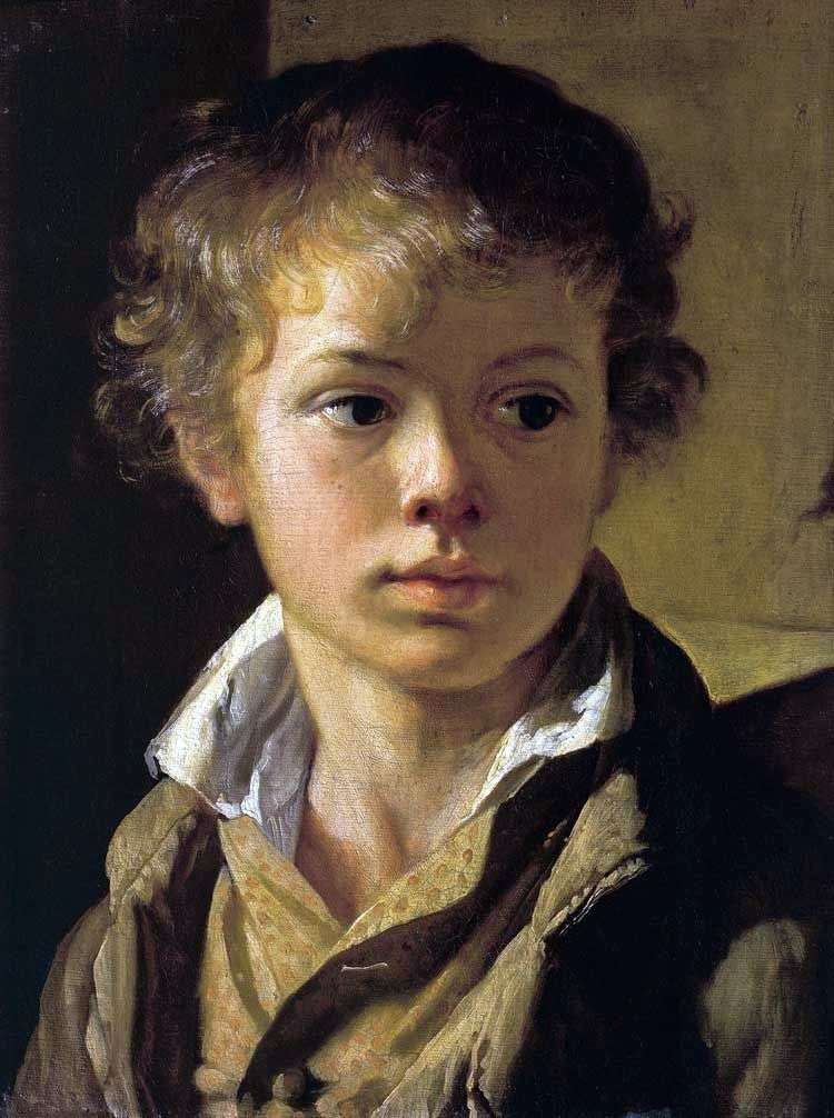 Retrato del hijo del artista   Vasily Tropinin