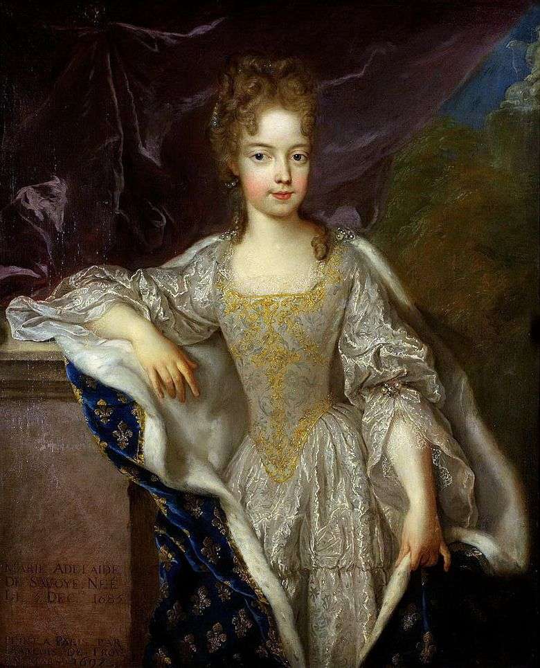 Retrato de Adelaida de Saboya   Francois de Troy