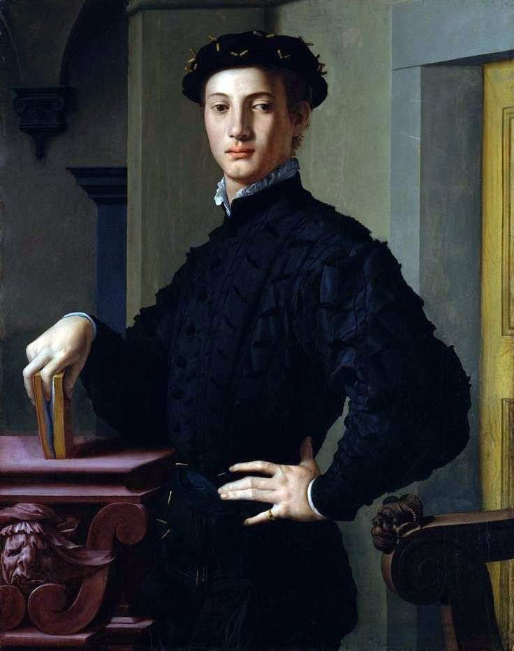 Retrato de un hombre joven   Agnolo Bronzino