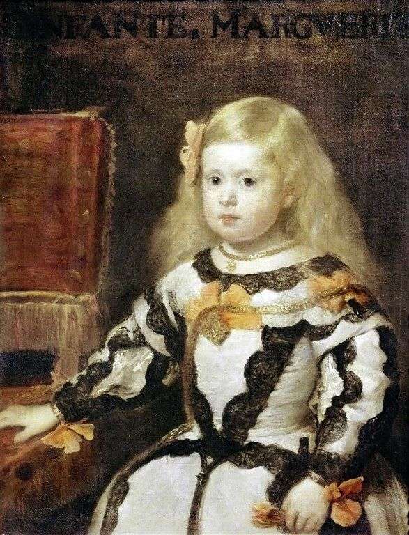 Infanta María Margherita, hija del rey Felipe IV, rey de España   Diego Velásquez