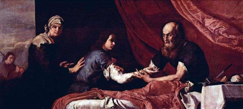 Isaac ciego bendice a Jacob   Jusepe de Ribera