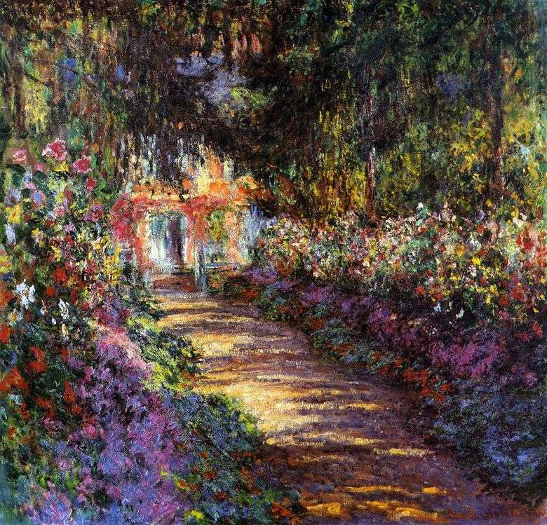 Jardín floreciente   Claude Monet