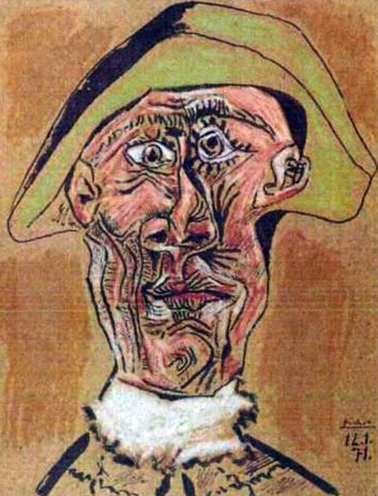 Jefe de Arlequín   Pablo Picasso