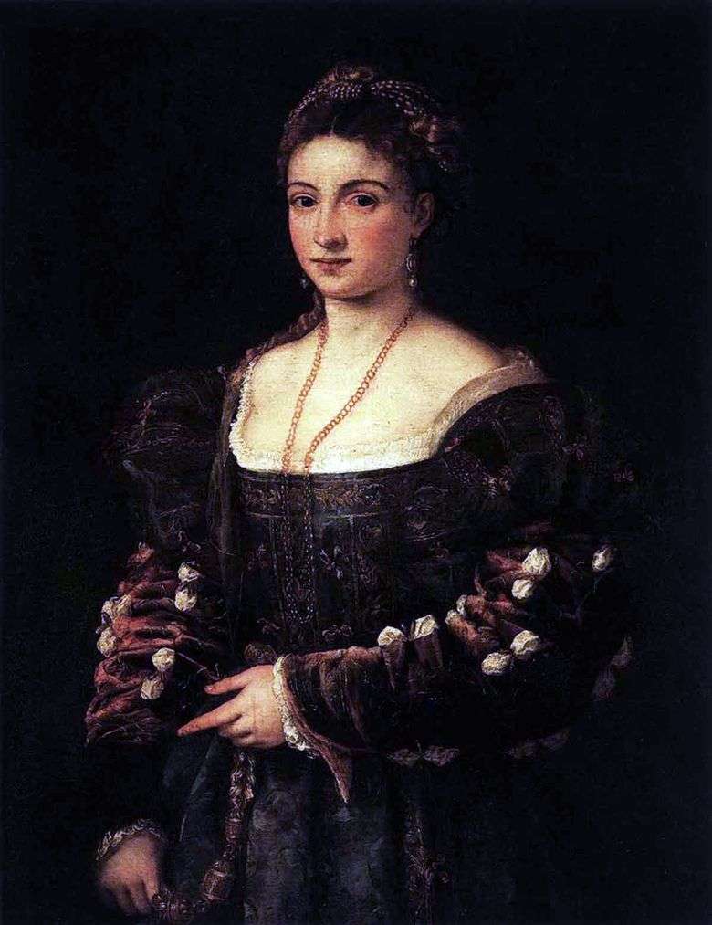 La Bella (Belle)   Titian Vecellio