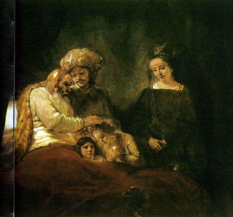 La bendición de Jacob   Rembrandt Harmens Van Rhine