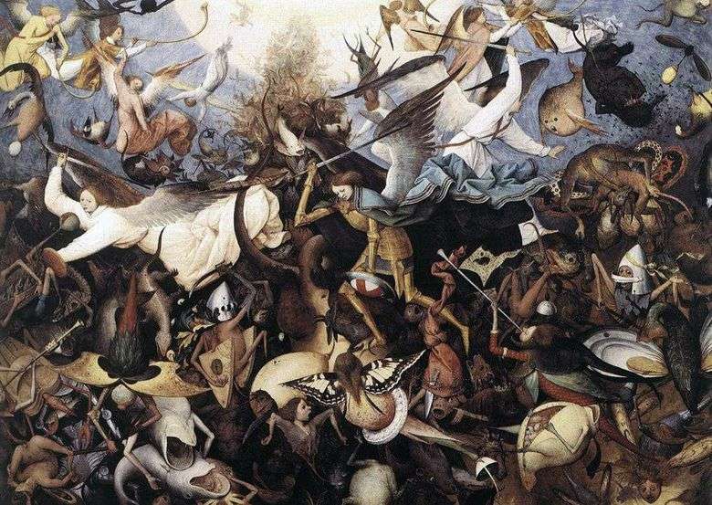 La caída de los ángeles rebeldes   Peter Bruegel