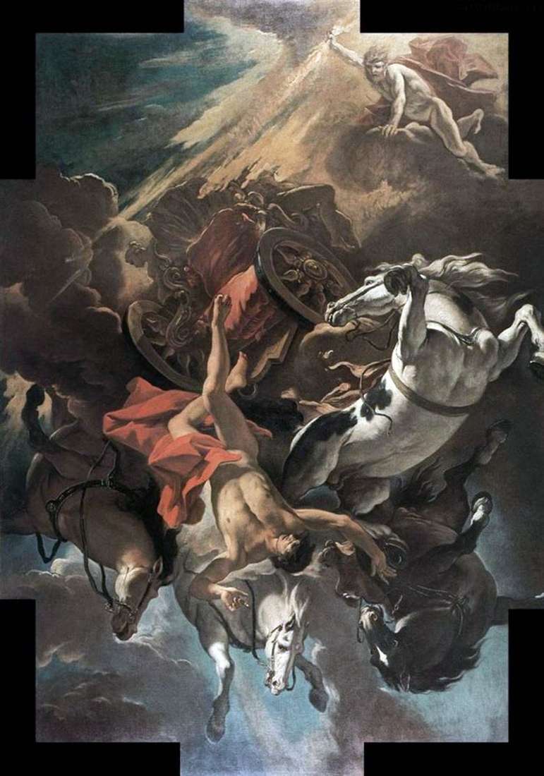 La caída de Phaeton   Sebastiano Ricci