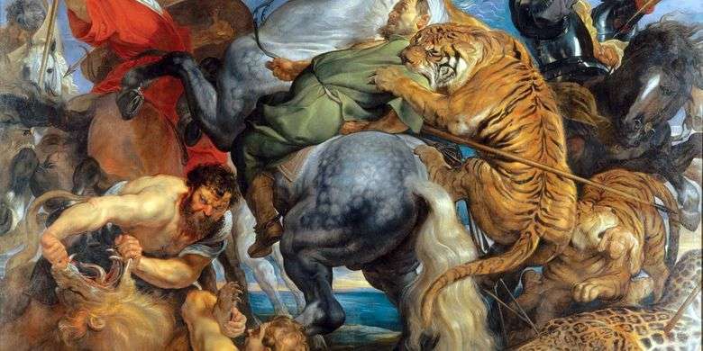 La caza de tigres y leones   Peter Rubens