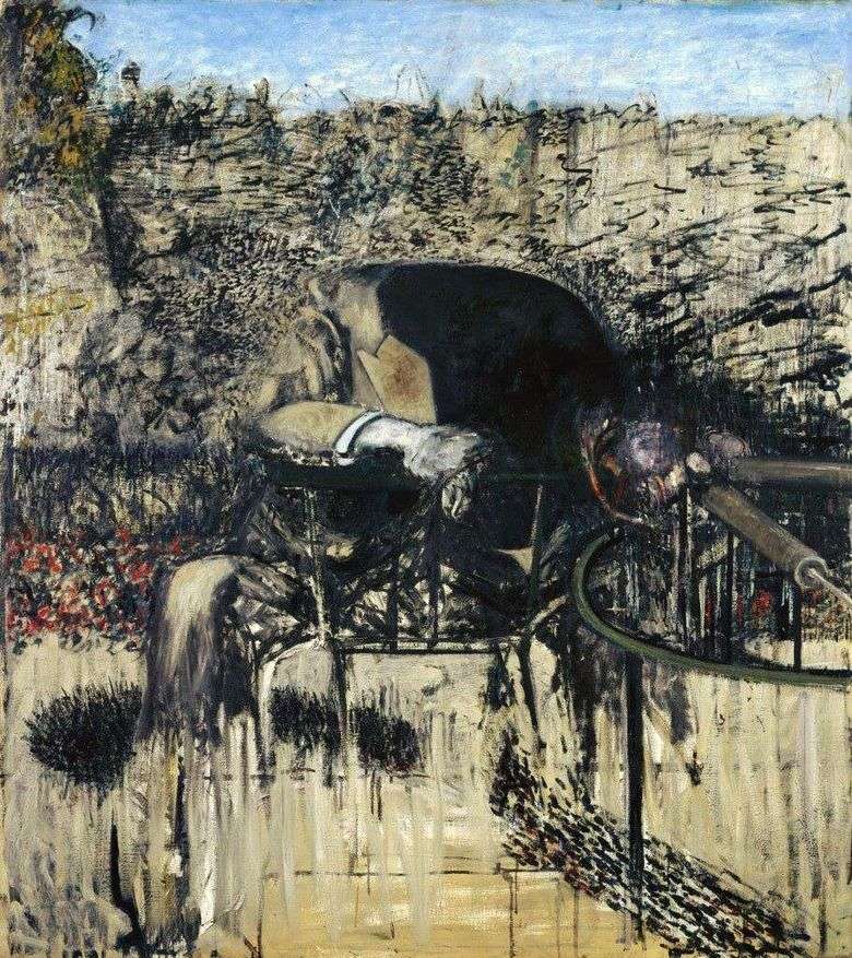 La figura en el paisaje   Francis Bacon