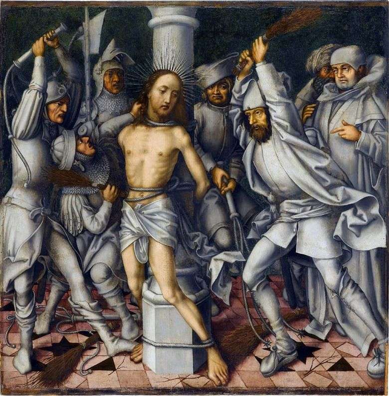 La flagelación de Cristo   Hans Holbein
