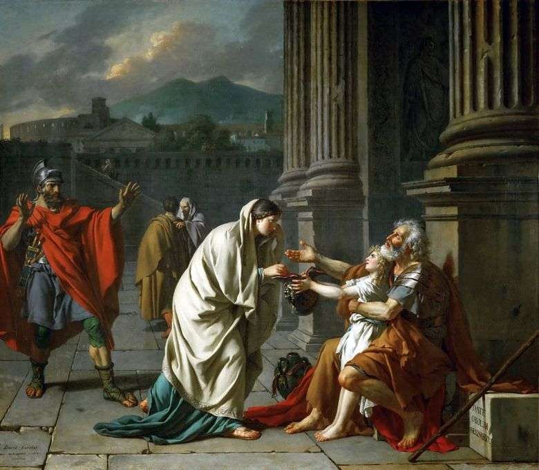 La mendicidad de Belisario   Jacques Louis David