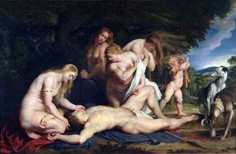 La muerte de Adonis   Peter Rubens