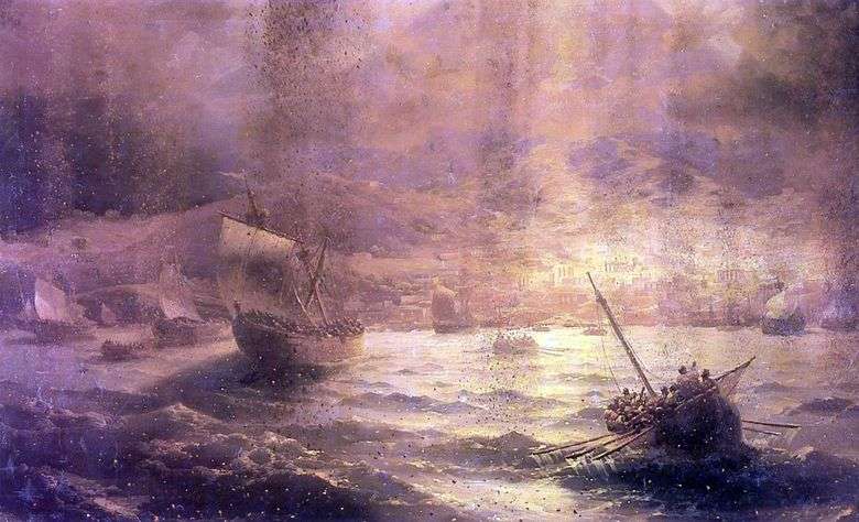 La muerte de Pompeya   Ivan Aivazovsky