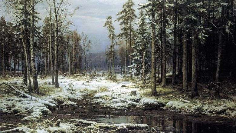 La primera nieve   Ivan Shishkin