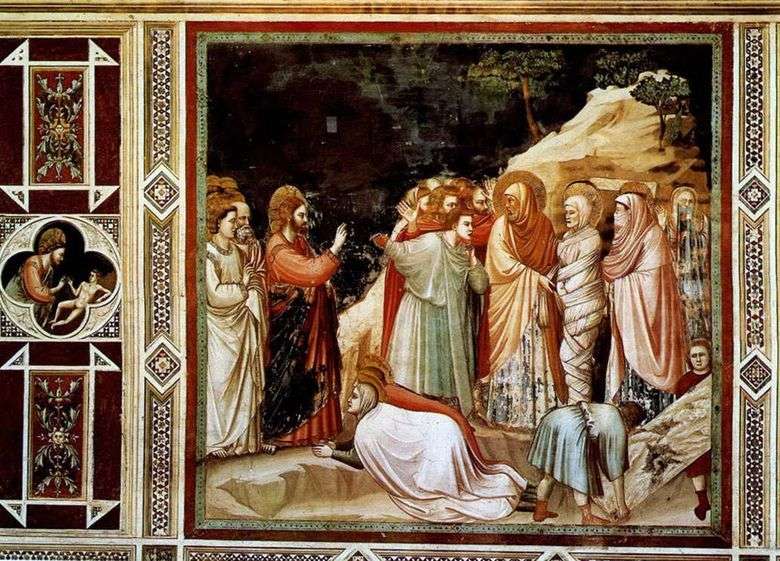 La resurrección de Lázaro   Giotto di Bondone