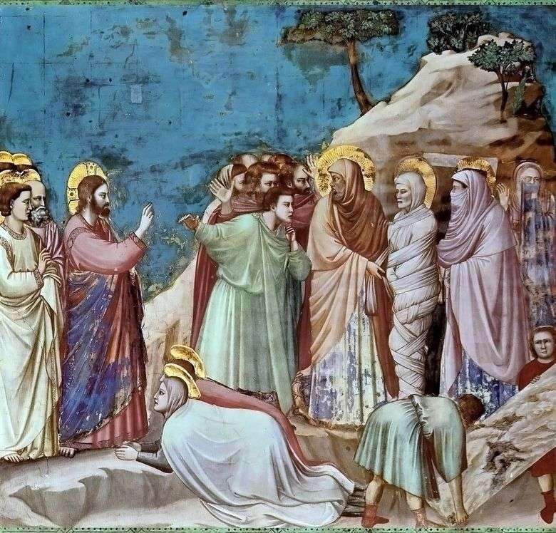 La resurrección de Lázaro   Giotto