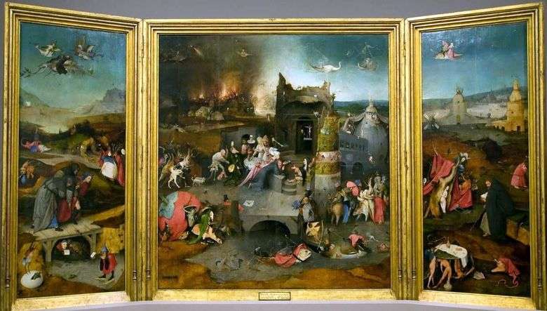 La tentación de San Antonio   Hieronymus Bosch