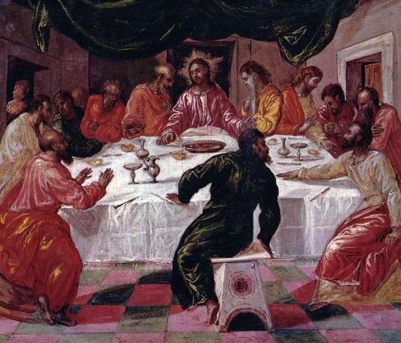 La última cena   El Greco