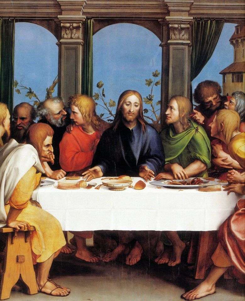 La última cena   Hans Holbein