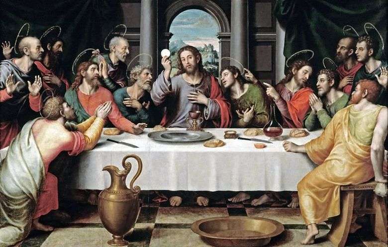 La última cena   Juan de Juanes