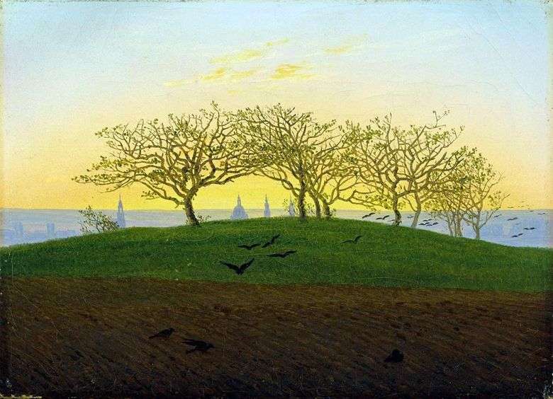 Labranza cerca de Dresde   Caspar David Friedrich