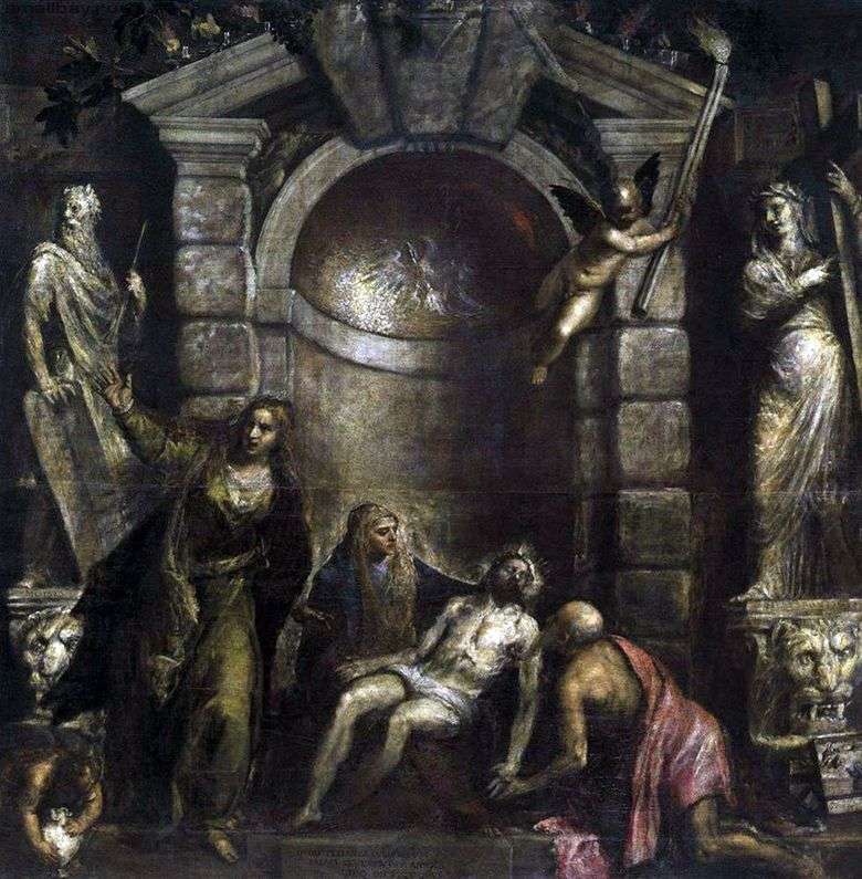 Lamentación de Cristo (Piedad)   Tiziano Vecellio